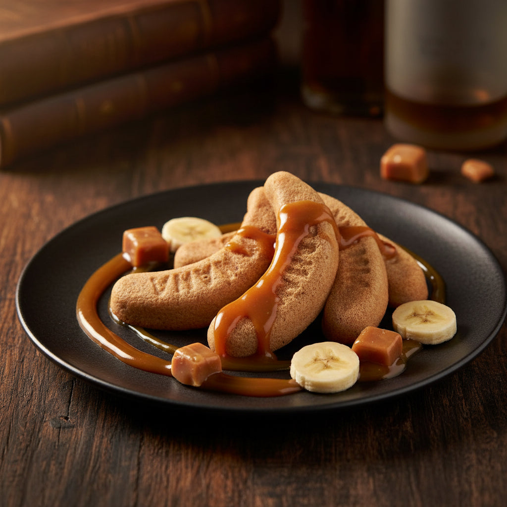 Caramel Banana Butter cake (2pcs)